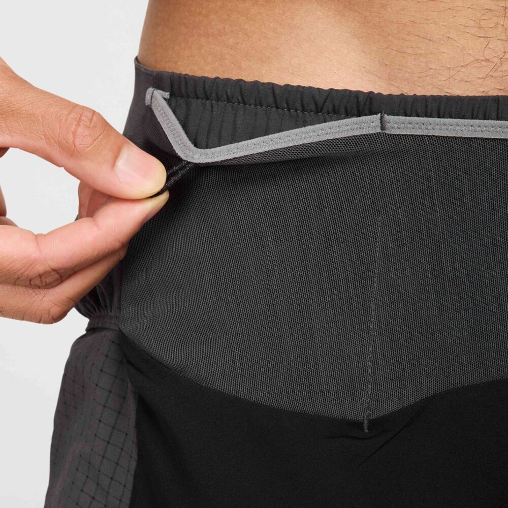 Nike Dri-Fit Trail ADV Second Sunrise 5" Lined Running Shorts Size L HJ3572-010 - Picture 3 of 10